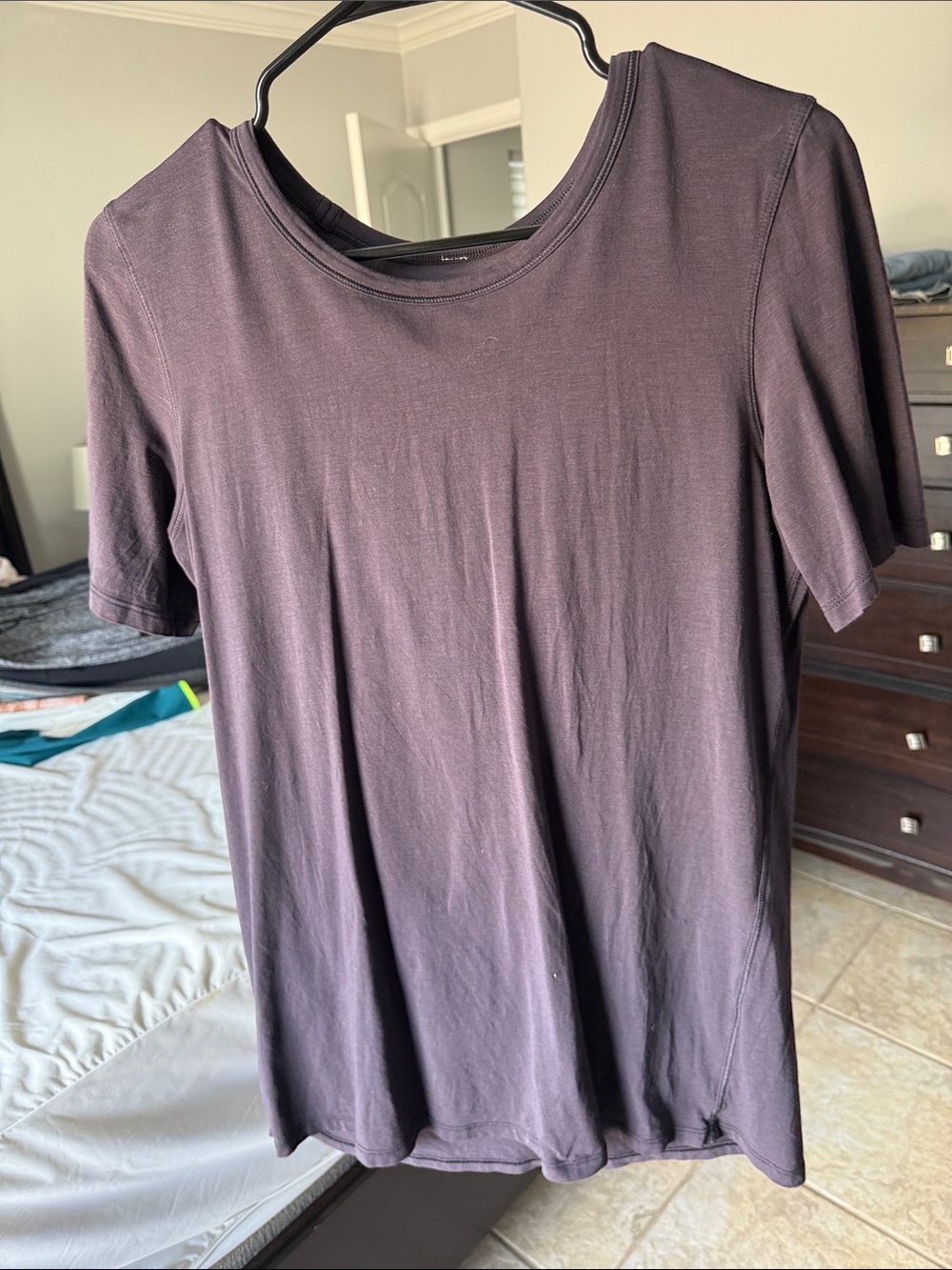lululemon athletica Women's Short-Sleeve Crew Tee in Plum